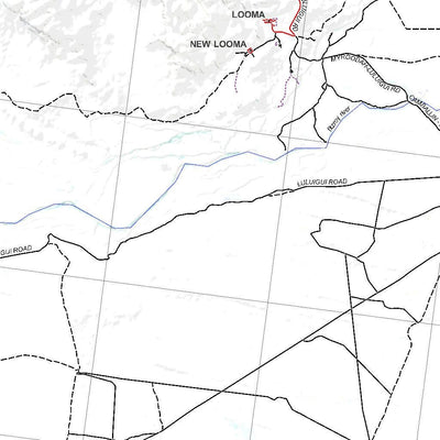 Getlost Map SE5111 MOUNT ANDERSON Australia Touring Map V15a 1:250,000