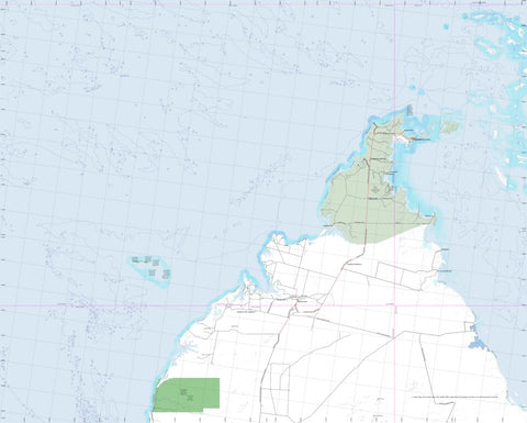 Getlost Map SE5102 PENDER Australia Touring Map V15a 1:250,000
