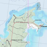 Getlost Map SE5102 PENDER Australia Touring Map V15a 1:250,000
