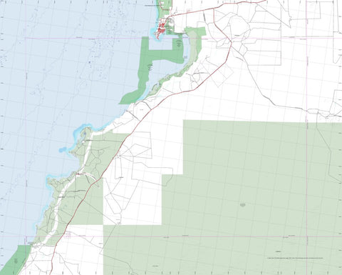 Getlost Map SE5110 LAGRANGE Australia Touring Map V15a 1:250,000