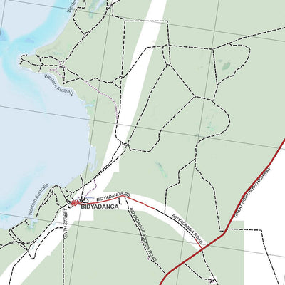 Getlost Map SE5110 LAGRANGE Australia Touring Map V15a 1:250,000