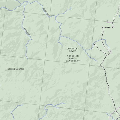 Getlost Map SE5104 CHARNLEY Australia Touring Map V15a 1:250,000