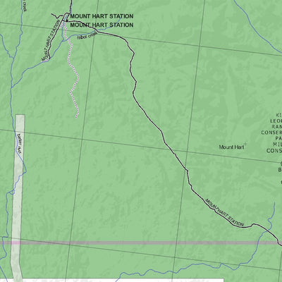 Getlost Map SE5104 CHARNLEY Australia Touring Map V15a 1:250,000