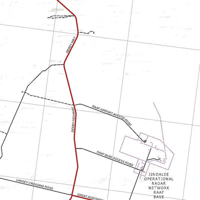 Getlost Map SE5107 DERBY Australia Touring Map V15a 1:250,000