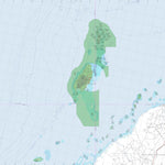 Getlost Map SF5001 BARROW ISLAND Australia Touring Map V15a 1:250,000