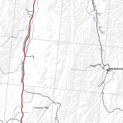 Getlost Map SE5202 LISSADELL Australia Touring Map V15a 1:250,000