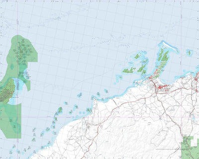 Getlost Map SF5002 DAMPIER Australia Touring Map V15a 1:250,000