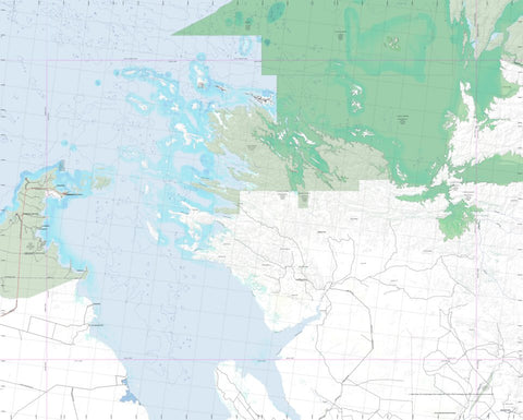 Getlost Map SE5103 YAMPI Australia Touring Map V15a 1:250,000