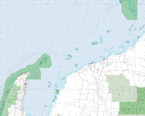 Getlost Map SF5005 ONSLOW Australia Touring Map V15a 1:250,000