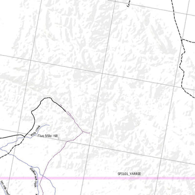 Getlost Map SF5101 YARRIE Australia Touring Map V15a 1:250,000