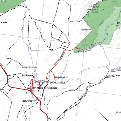 Getlost Map SE5112 NOONKANBAH Australia Touring Map V15a 1:250,000