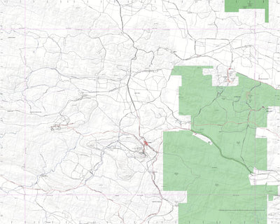 Getlost Map SF5011 MOUNT BRUCE Australia Touring Map V15a 1:250,000
