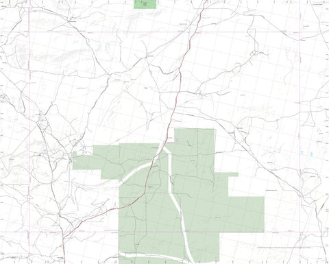 Getlost Map SG5008 PEAK HILL Australia Touring Map V15a 1:250,000