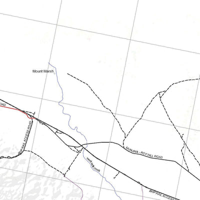 Getlost Map SF5012 ROY HILL Australia Touring Map V15a 1:250,000