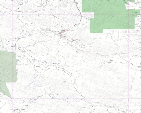 Getlost Map SF5015 TUREE CREEK Australia Touring Map V15a 1:250,000