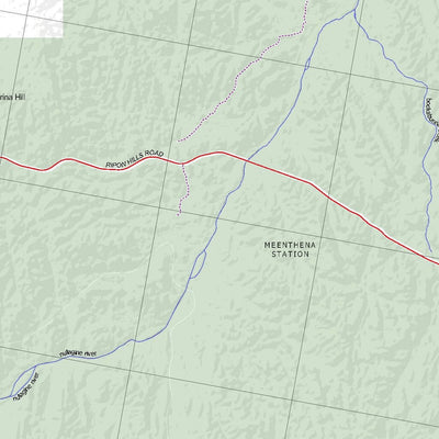 Getlost Map SF5105 NULLAGINE Australia Touring Map V15a 1:250,000