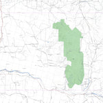 Getlost Map SG5001 KENNEDY RANGE Australia Touring Map V15a 1:250,000