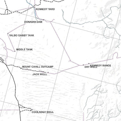Getlost Map SG5001 KENNEDY RANGE Australia Touring Map V15a 1:250,000