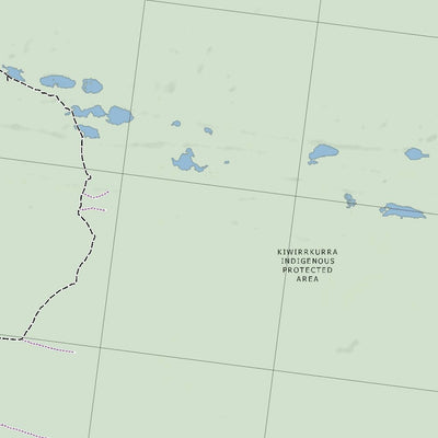 Getlost Map SF5211 LAKE MACKAY Australia Touring Map V15a 1:250,000