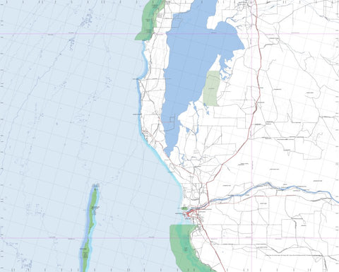 Getlost Map SG4904 QUOBBA Australia Touring Map V15a 1:250,000
