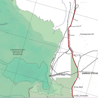 Getlost Map SG5005 WOORAMEL Australia Touring Map V15a 1:250,000