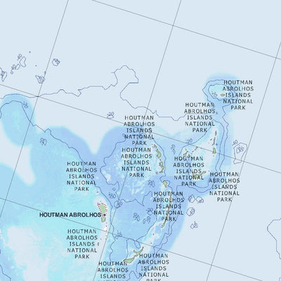 Getlost Map SH4904 HOUTMAN ABROLHOS Australia Touring Map V15a 1:250,000
