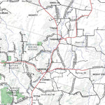 Getlost Map SH5001 GERALDTON Australia Touring Map V15a 1:250,000