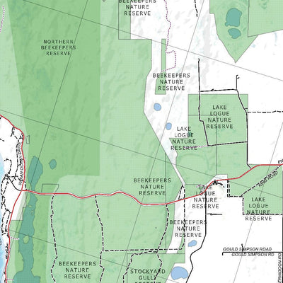 Getlost Map SH5005 DONGARA Australia Touring Map V15a 1:250,000