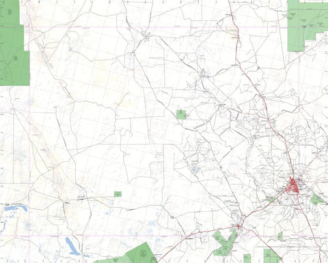 Getlost Map SH5109 KALGOORLIE Australia Touring Map V15a 1:250,000