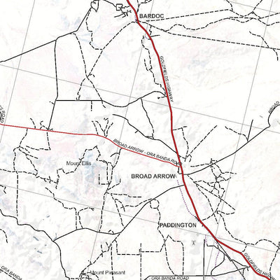 Getlost Map SH5109 KALGOORLIE Australia Touring Map V15a 1:250,000