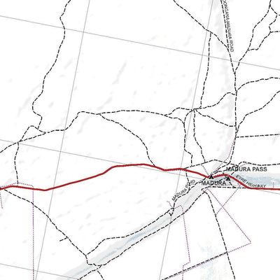 Getlost Map SH5213 MADURA Australia Touring Map V15a 1:250,000