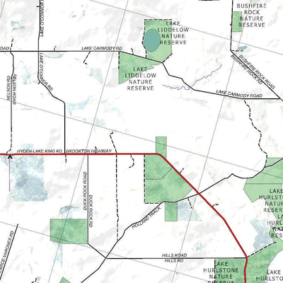 Getlost Map SI5004 HYDEN Australia Touring Map V15a 1:250,000