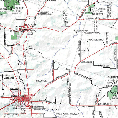 Getlost Map SI5003 CORRIGIN Australia Touring Map V15a 1:250,000