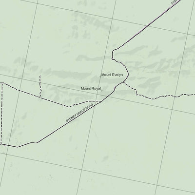 Getlost Map SG5106 STANLEY Australia Touring Map V15a 1:250,000