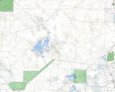 Getlost Map SI5101 LAKE JOHNSTON Australia Touring Map V15a 1:250,000