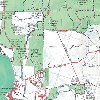Getlost Map SH5009 HILL RIVER Australia Touring Map V15a 1:250,000