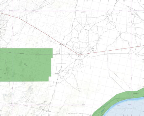 Getlost Map SI5103 BALLADONIA Australia Touring Map V15a 1:250,000