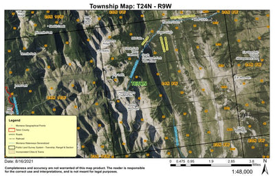 T24N R8W Ear Mountain