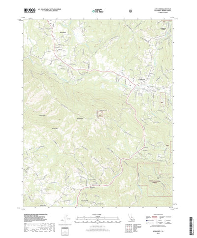 Ahwahnee, CA (2018, 24000-Scale) Preview 1