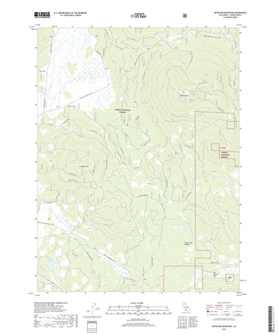 Antelope Mountain, CA (2018, 24000-Scale) Preview 1