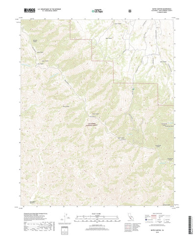 Bates Canyon, CA (2018, 24000-Scale) Preview 1