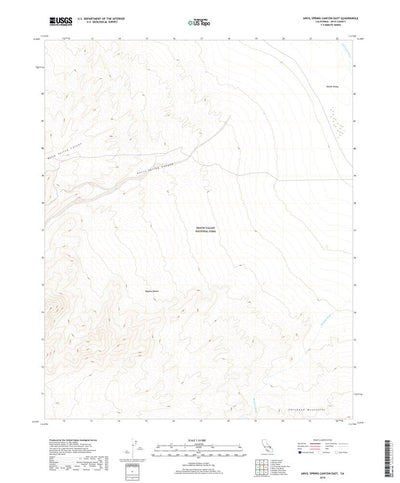 Anvil Spring Canyon East, CA (2018, 24000-Scale) Preview 1