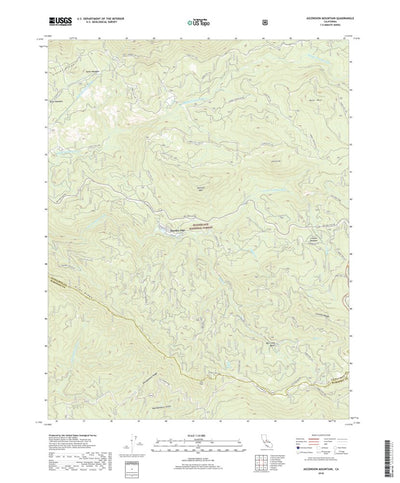 Ascension Mountain, CA (2018, 24000-Scale) Preview 1