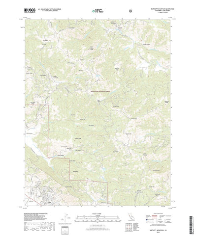 Bartlett Mountain, CA (2018, 24000-Scale) Preview 1