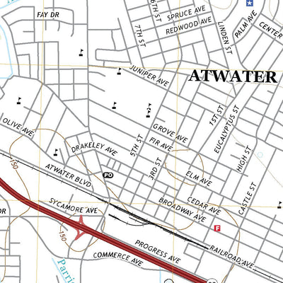 Atwater, CA (2018, 24000-Scale) Preview 3