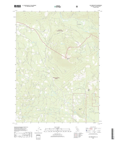 Ash Creek Butte, CA (2018, 24000-Scale) Preview 1