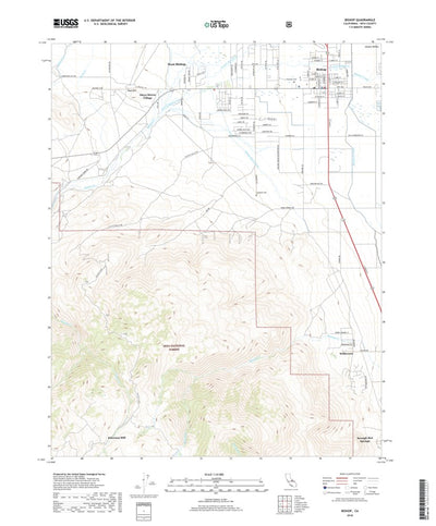 Bishop, CA (2018, 24000-Scale) Preview 1