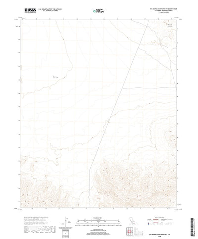 Big Maria Mountains NW, CA (2018, 24000-Scale) Preview 1