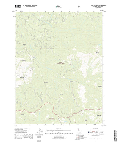 Black Rock Mountain, CA (2018, 24000-Scale) Preview 1