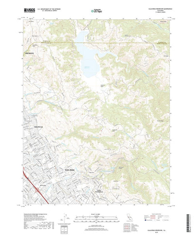 Calaveras Reservoir, CA (2018, 24000-Scale) Preview 1